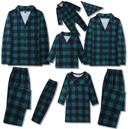 Thermal Sleepwear Autumn Matching Family Pajamas Sets