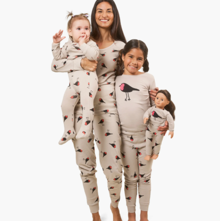 Women's Cotton Matching Family Pajamas Sets